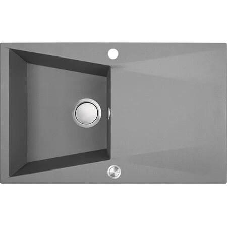Chiuveta Grenada 1 cuva cu uscator, 48x78 cm, gri SRG 511T