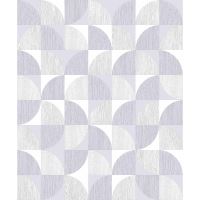 Tapet geometric Touch of Fashion P-Atof S8511-2, 10 m x 0.53 m, gri