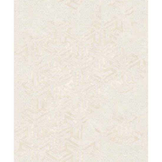Tapet geometric Esthetic Hall P S21550-3, 10 m x 0.53 m, bej