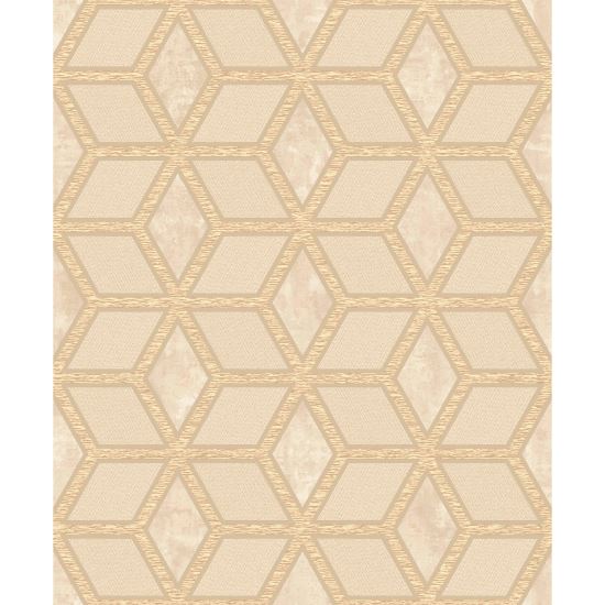 Tapet geometric Gala P S20525-5, 10 m x 0.53 m, bej