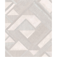 Tapet geometric Enigma P S20510-2, 10 m x 0.53 m, gri