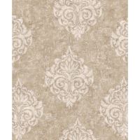 Tapet damasc Diamante P S9518-5 , 10 m x 0.53 m, maro