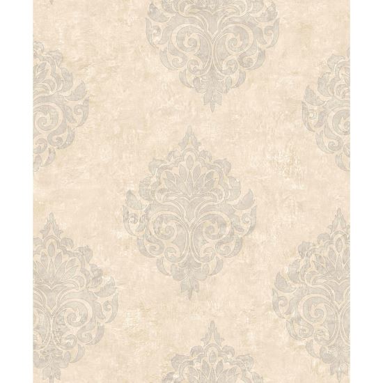 Tapet damasc Diamante P S9518-2 , 10 m x 0.53 m, bej