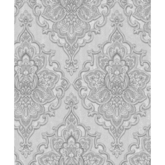 Tapet vintage Charm P S21530-2, 10 m x 0.53 m, gri
