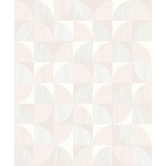 Tapet geometric Touch of Fashion P-Atof S8511-1, 10 m x 0.53 m, crem