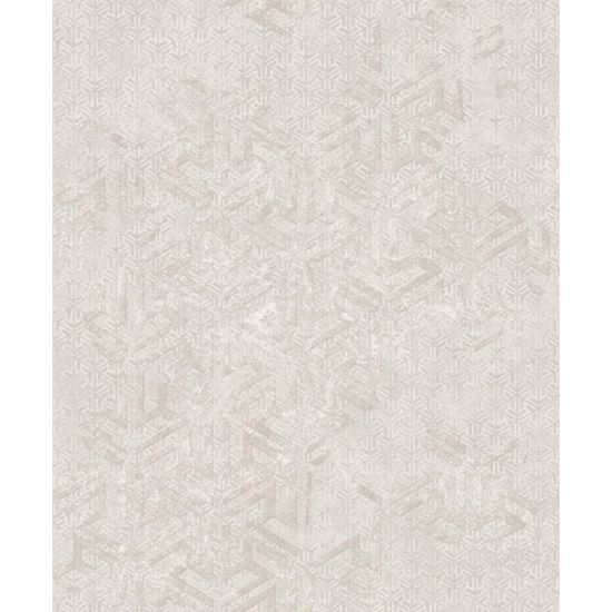 Tapet geometric Esthetic Hall P S21550-4, 10 m x 0.53 m, gri