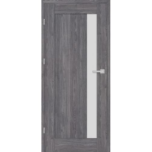 Usa Interior Frezia 1, Dreapta, Frasin Grafit Premium, culoare gri inchis