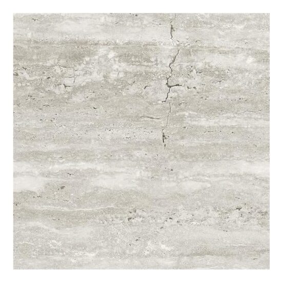 Gresie Travertino tip marmura,  60x60 cm, finisaj lucios, culoare gri