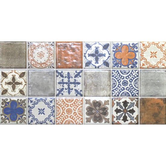 Faianta Diana Beige, model mozaic, DIA02, 30x60 cm, culoare multicolor, finisaj mat, 1,09 mp/cutie