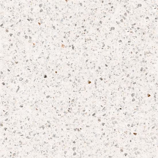 Gresie Terrazzo White, model ciment, TRZ11, 60x60 cm, culoare alb, finisaj mat, 1.45 mp/cutie