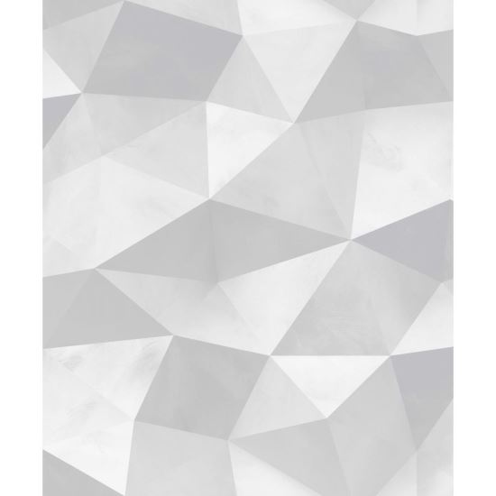 Tapet geometric Tria P S21559-2, 10 m x 0.53 m, gri