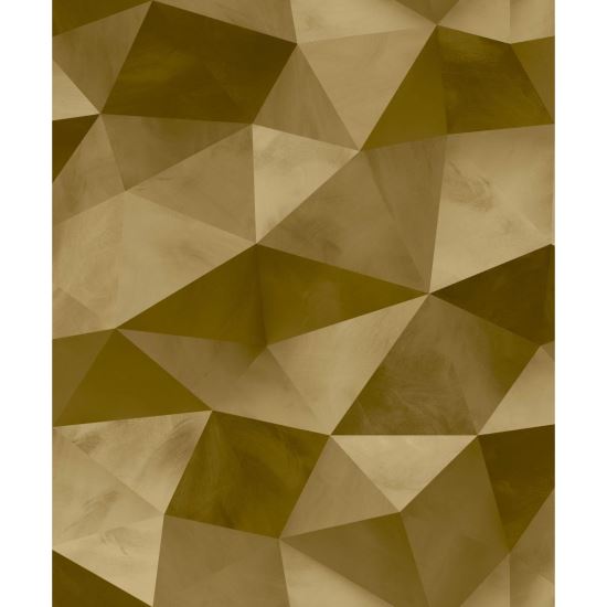 Tapet geometric Tria P S21559-4, 10 m x 0.53 m, maro