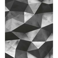 Tapet geometric Tria P S21559-5, 10 m x 0.53 m, negru