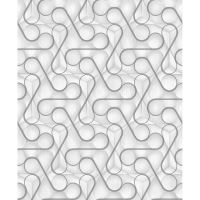 Tapet geometric Lagom P S21617-2, 10 m x 0.53 m, gri