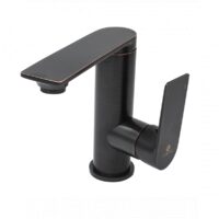 Baterie lavoar tip stalp cu pipa mobila Ermetiq, gama STYLISH Negru ER-DG115N