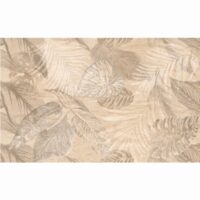 Piesa decorativa rectificata Tempera Leaves Brown 2979, tip marmura, 48.8x74.4 cm, maro