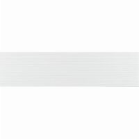 Faianta White Mat Lines 4761, tip monocolor, 25.5x75.5 cm, alb