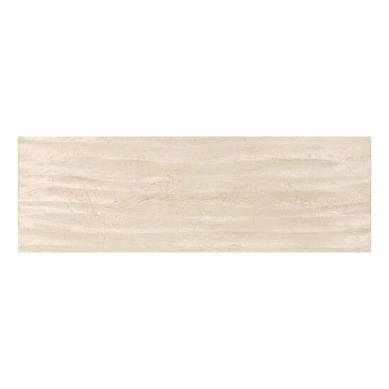 Faianta rectificata Tempera Onde Beige 4840, tip marmura, 24.4x74.4 cm, culoare bej