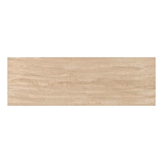 Faianta rectificata Tempera Onde Brown 4841, tip marmura, 24.4x74.4 cm, culoare maro
