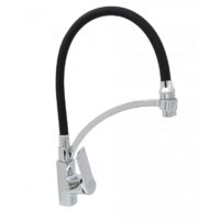 Baterie bucatarie pipa flexibila negru ERMETIQ WAVES ER-F108N