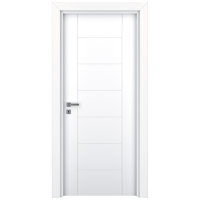 Usa interior, plina VarioDor Alize VDA50 80 Alb Lacuit, dreapta, alb