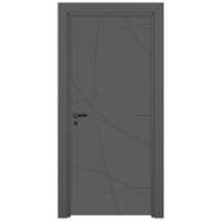 Usa interior, plina VarioDor Alize VDA100 80 Modern Antracit, dreapta, gri