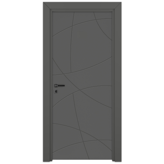 Usa interior, plina VarioDor Alize VDA100 80 Modern Antracit, dreapta, gri