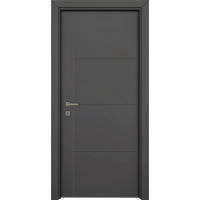 Usa interior, plina VarioDor Alize VDA-H2 70 Modern Antracit, dreapta, gri