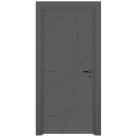Usa interior, plina VarioDor Alize VDA100 70 Modern Antracit, stanga, gri