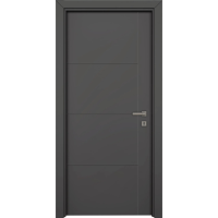 Usa interior, plina VarioDor Alize VDA-H2 80 Modern Antracit, stanga, gri