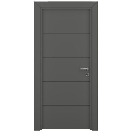 Usa interior, plina VarioDor Alize VDA80 60 Modern Antracit, stanga, gri