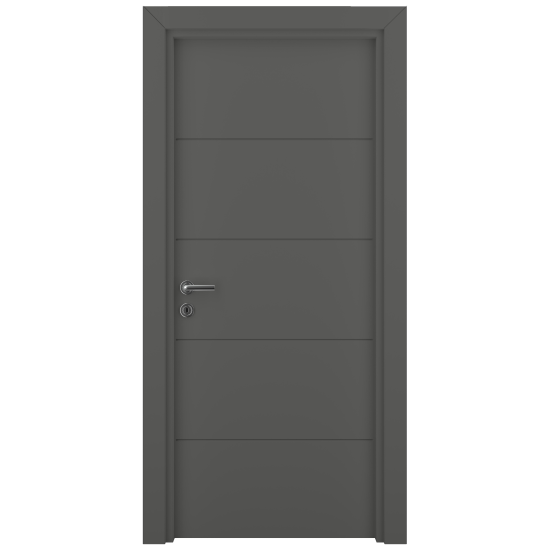 Usa interior, plina VarioDor Alize VDA80 80 Modern Antracit, dreapta, gri