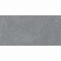 Gresie rectificata Stoneline Anthracite 9806, tip piatra, 30x60 cm, gri inchis