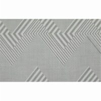 Piesa decorativa Silk Zig Zag Light Grey 5865, tip decor, 25x40 cm, gri deschis
