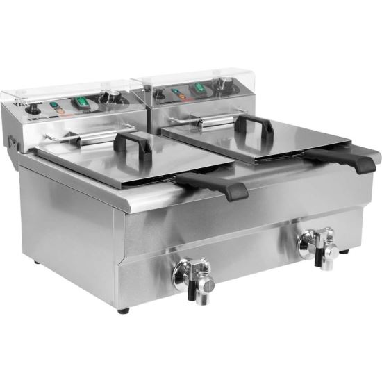 Friteuza 2x12L, 2x5kw YG-04634