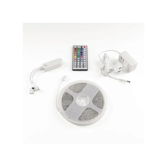 Bandă LED RGB, 12 V, 16 W, 5 m tuya IP65 pentru interior si exterior
