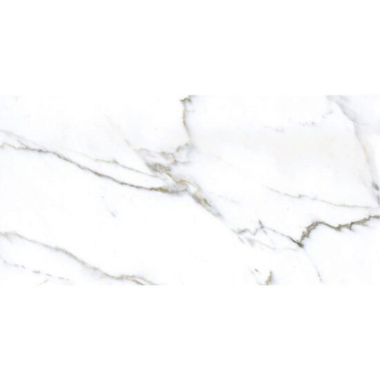 Gresie rectificata, tip marmura, alba, QUARRY WHITE 6144 R, finisaj mat, 60x120 cm