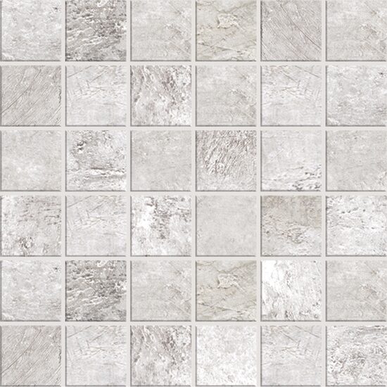 Mozaic Crust, model ciment, 6100-0088, 30 x 30 cm, culoare gri, finisaj mat