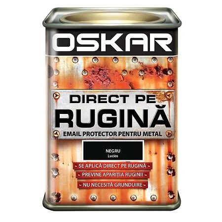 Email direct pe rugina Negru lucios 0.5 L Oskar