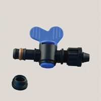 Robinet pentru tub de picurare 16mm cu garnit 0402016