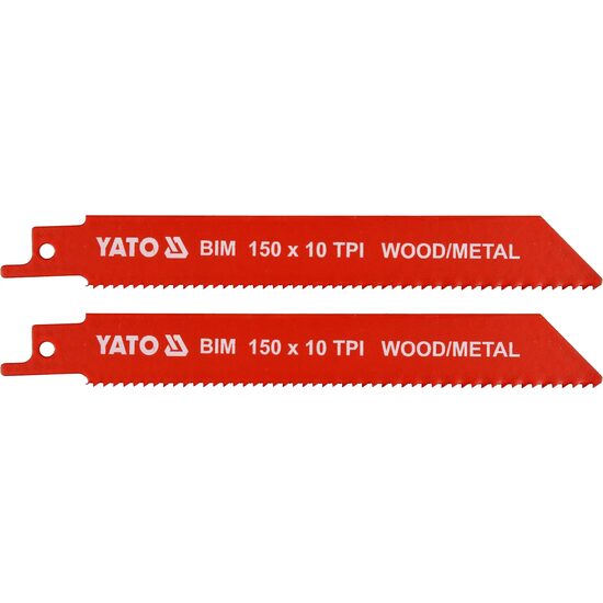 Lame fierastrau sabie, BIM 150mm 10TPI 2B YT-33930