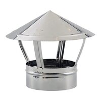 Capac terminal din inox pentru coș de fum, Ø250 mm
