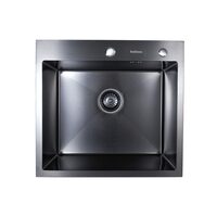 Chiuveta SanDonna HD5550, inox, 550x500mm, negru
