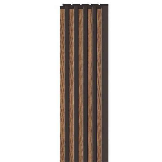 Riflaj Linerio S-Line Mocca, panou decorativ pentru perete, 2650x122x16mm