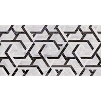Piesa decorativa rectificata Altissimo Geometric White 4946, tip geometric, 30x60 cm, culoare alb, finisaj lucios