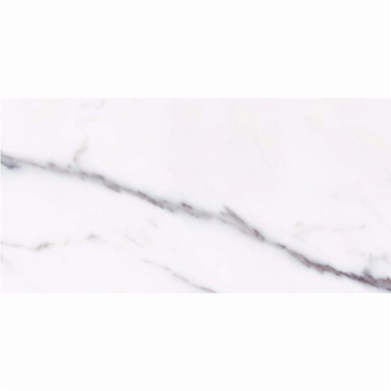 Faianta rectificata 4943 Altissimo White, model marmura, 30x60 cm, culoare alba, finisaj lucios