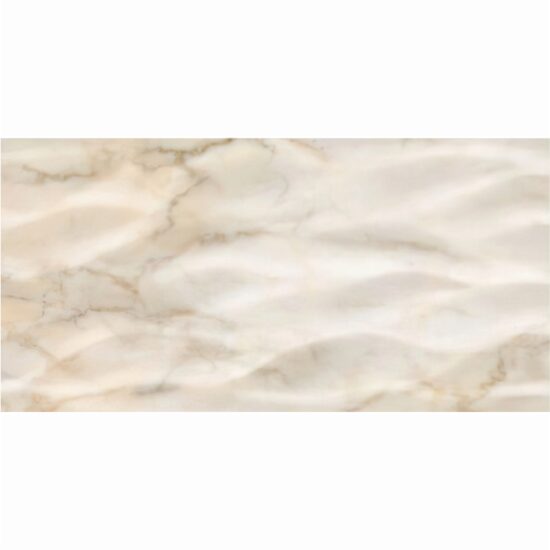 Faianta Rectificata Firenze Leaves Beige 4958, tip marmura, 30x60 cm, bej