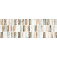 Piesa decorativa Goldie Mix White 4994, tip marmura, 24.4x74.4 cm, culoare alb, finisaj lucios