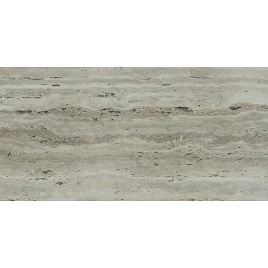 Faianta rectificata Trevi Grey 4980, tip marmura, 30x60 cm, culoare gri, finisaj lucios