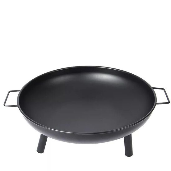 Disc / vatra gratar portabil din otel cu diametru de 60 cm, negru